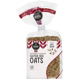 Sigdal Bakeri Gluten Free Oats Wholegrain Crispbread 8.29 oz Bags - Pack of 12