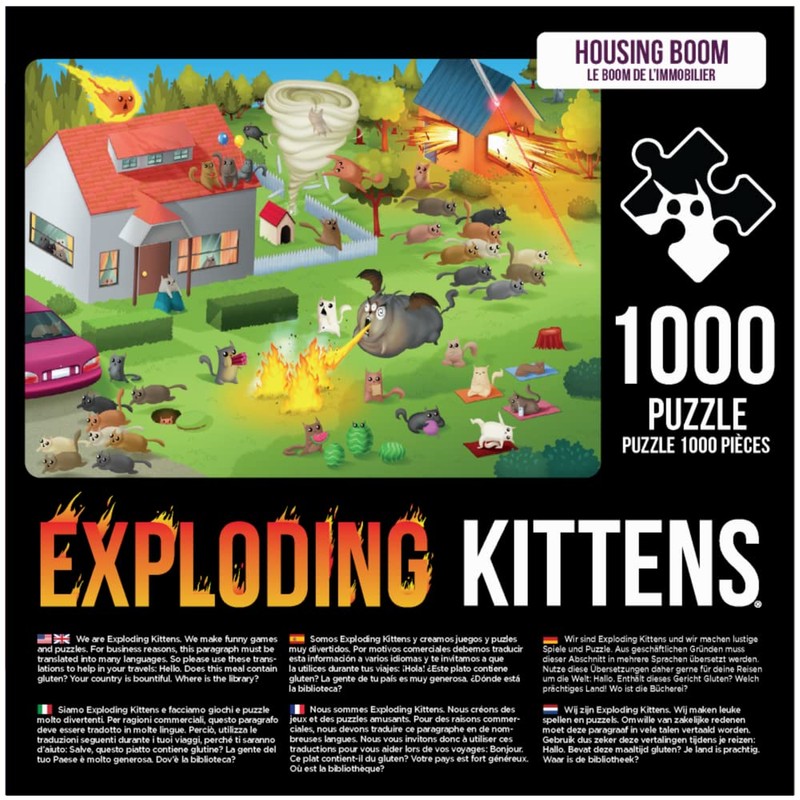 Housing Bloom Jigsaw Puzzle by Exploding Kittens - 1000 Pieces