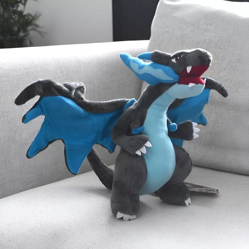 Pokémon Pelucia Pokémon Mega Charizard X - 20 cm