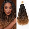 Goddess Box Braids Crochet Hair, 14 Inch Boho Crochet Box