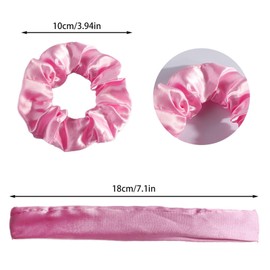 JSTHHTT 32 Pcs Scrunchies for Women, Lengthening Satin Scrunchies for Hair, Softer than Silk Scrunchies for Women, Hair Bands, Won't Snapped Elastic Hair Band Ponytail Holders for Girls and Ladies