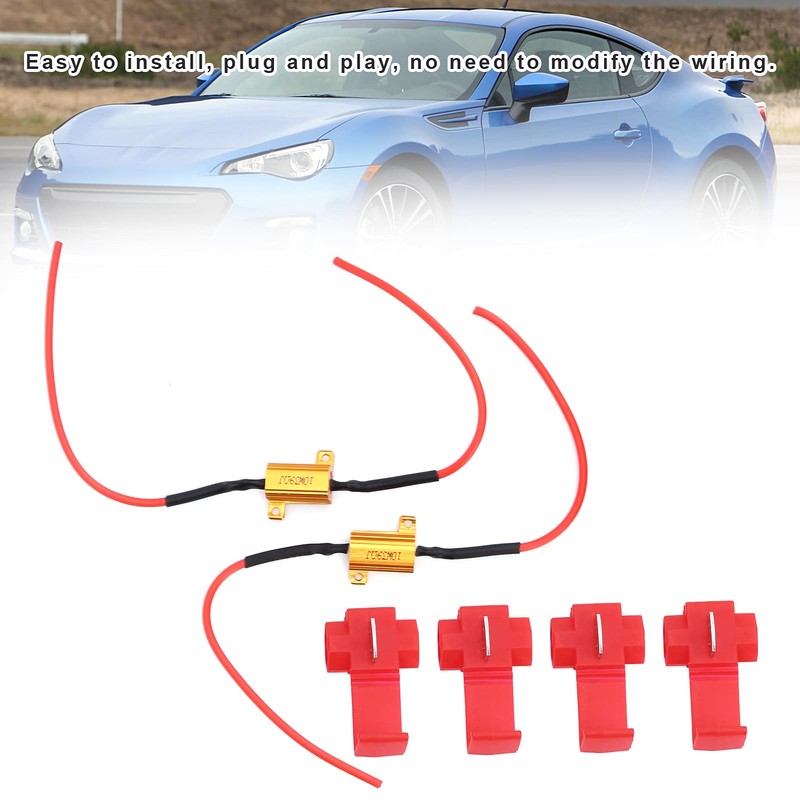 Joyzan Load Resistors,10W 39Ωohm Turn Signal LED Equalizer Kit Blink