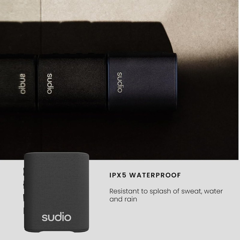 Sudio S2 Bluetooth Speaker with Loud Sound and Deeper Bass
