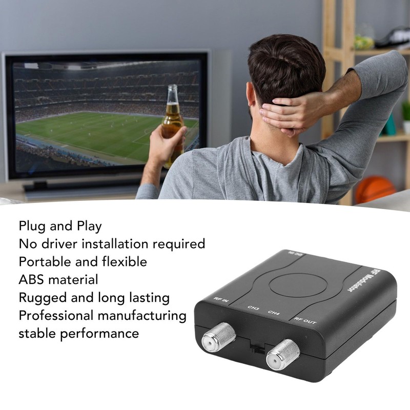 HDMI RF Modulator Adapter, RF Modulator HDMI Coaxial Converter, HDM61