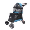 PETIQUE Pet & Pets Double Decker Pet Stroller - Teal