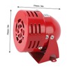 Motor Horn Buzzer Siren 110 Decibels Mini Electric Warning Strobe