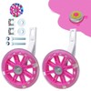 Training Wheels for Bicycle,Flash Mute Wheel Compatible for Bikes of