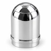 50mm Chrome Tow Ball Cover, Push-On Plastic Trailer Hitch Ball