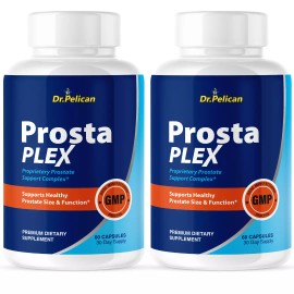 Pelican Vitamins Prosta Plex - Prostate Support- 2 Bottles- 120 Capsules
