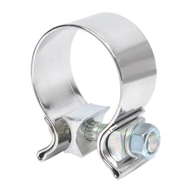 iolory Car Exhaust Pipe Clamp,Muffler Repair Kit,Car Accessories,Stainless Steel Automotive Exhaust Pipe,Multifunctional Automotive Narrow Band Muffler Clamp for Exhaust Pipe,Muffler,Elbow (2.5Inch)