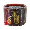 Lutèce Créations Round hand-cranked musical box/music box made of reinforced
