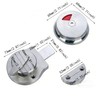 PINGPINGXIE Stainless Steel Occupied/Vacant Bathroom Lock，Keyless Latch Indicator Lock -