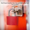 24-Piece Multicolor Keyed Padlocks | Durable Copper Luggage & Suitcase
