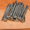 20pcs Leather Working Saddle Making Stamps Tools Set for Leathercraft