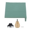 Coffee Tamper Set 58mm Beech Handle Coffee Hammer Embossed Tamping