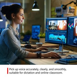 CMTECK CMTECK USB Computer Microphone G009, Noise-Cancelling Recording Desktop Mic for PC/Laptop for Online Chatting, Home Studio, Podcasting, Gaming, Skype, YouTube with Mute Function(Windows/Mac)