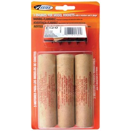 Estes E12-0 (3-Ea) Rocket E Engine