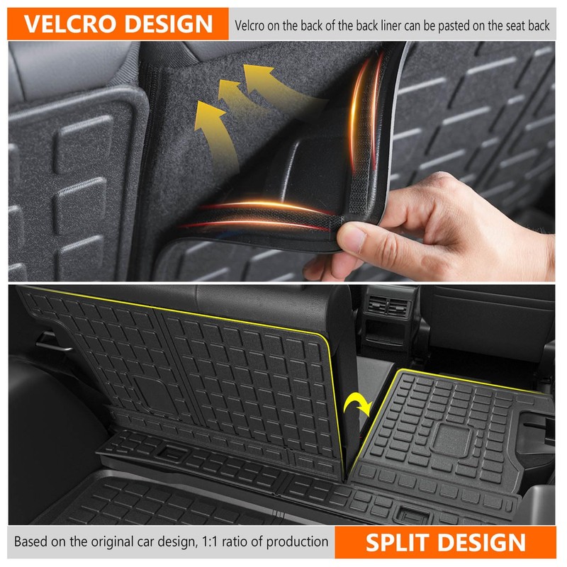 powoq Cargo Mat Compatible with 2017-2022 Honda CRV Backrest Mat