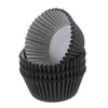 sourcing map 100 Count Cupcake Liners Black Cupcake Cups Standard