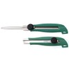 Hasegawa Cutlery Cardboard Saw Slide Dung-chan, Green, Set of 2