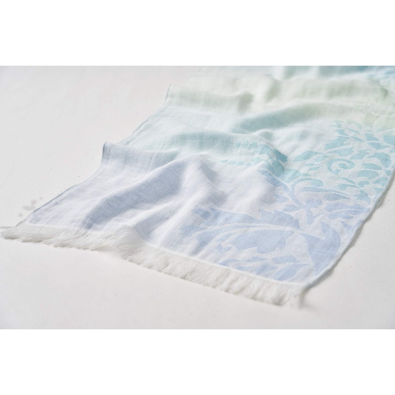 Selvan 100% Cotton Soft Gauze Stole, Blue, 1 Piece