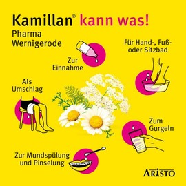 Kamillan Pharma Wernigerode 50 ml - Natural Plant Power from Chamomile and Yarrow for Skin, Mucous membranes and Gastrointestinal Discomfort