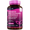 Multivitamins & Minerals for Women - 24 Essential Active Vitamins & Minerals with Additional Hyaluronic Acid - 180 Vegan Tablets - No Synthetic Fillers or Binders - Nutravita