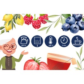 Babcia Jagoda Balckcurrant and Cranbery Tea (40g/1.4oz)