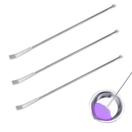 KMYZQDV 3Pcs Paint Stirrer Set Metal Mixing Sticks for Airbrush Drill Mixer Mini Model Crafts Stir Stirrers for Hobby Paint Bulk Silver Stick Mixers for DIY Art and Crafting Projects