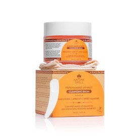Nature Spell Papaya Cleansing Balm 100ml - Make Up Remover Cleansing Balm – Papaya Make Up Melt Face Cleanser – Skincare for All Skin Types