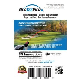 RecTeeFier Golf Slice Correction Tee (1 Pack)