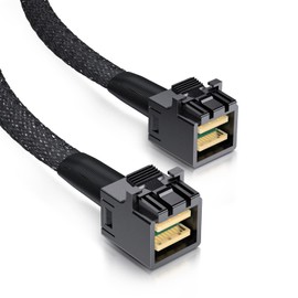 ipolex SFF-8643 to SFF-8643 Minisas HD cable, 0.8 meter (2.6ft), 2 pack