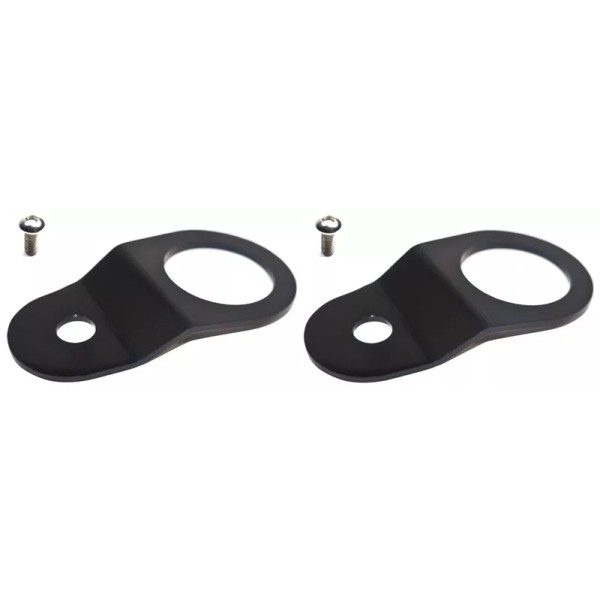 Torque Solution Radiator Mount Combo (Black) Fits Mitsubishi Evo 7/8/9