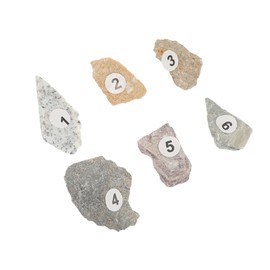 Gatuida 1set Stone Specimen Teaching Tool for Schools Natural Ore Rock Sample for Educational Use for Classroom Activities and Science Experiments Collection