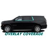 Chrome Delete Blackout Vinyl Overlay for 2021-2022 Chevy Suburban Window