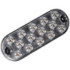 Maxxima M63353WYCL 14 LEDs Oval White/Amber 6.5" Emergency Warning Surface