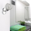 Crystal Wall Sconces Modern Wall Lamp G9 LED Round Bedroom