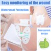 Large Waterproof Wound Dressings Pads, Incision Bandage Patch, Shower Wound