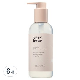 Berry Hour BH Biom Oil Cleansing Foam, 6 pieces, 200ml / 베리아워 비에이치바이옴 오일 클렌징폼, 6개, 200ml