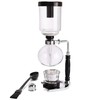 LUEUR Siphon Coffee Maker, Vacuum Coffee Brewer, Heat-Resistant 5-Cup Glass