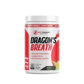 Red Dragon Nutritionals Dragons Breath Pre Workout Powder 425 g, Nashi Pear
