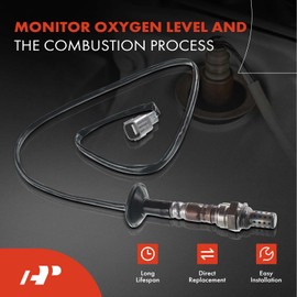 A-Premium - Sensor de oxígeno O2 compatible con Lexus IS300 2001 2002 2003 2004 2005, L6 3.0L 2JZGE, aguas abajo, reemplazo# 89465-53190