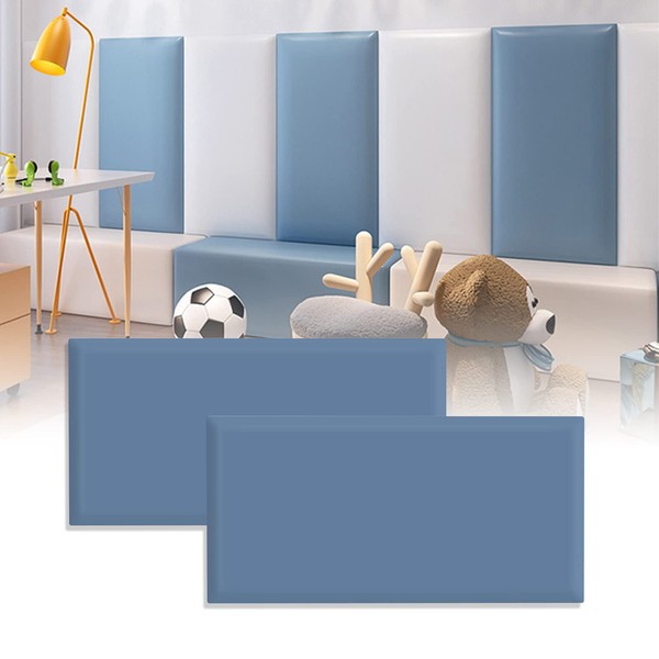 3D Anti-Collision Wall Padding for Kids, Peel and Stick Upholstered