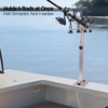 Mojiate Aluminum Crappie Fishing Rod Holder - Spider Rigging for