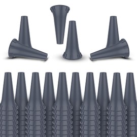Puntas de espécula de oreja para otoscopio de 4 mm y 2,5 mm, compatibles con otoscopios welcelln, K.a.w.e, Ries-TER y H.e.i.n.e, desechables, paquete de 100 unidades