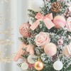 WBHome 1.8 Feet Pre-lit & Pre-Decorated Tabletop Christmas Tree, Rose