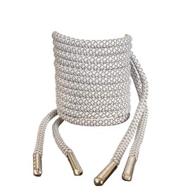 GxxBxx Sport Round Shoe Laces Reflective for Shoes/Boots 9 Different Lengths 6 Colors (White, 51 IN/130CM)