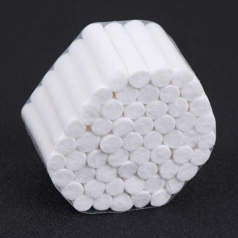 Healifty Pack of 5 Dental Cotton Rolls Made of Natural