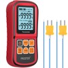 Proster Digital Thermometer Dual Channel Thermocouple Thermometer with Two K-