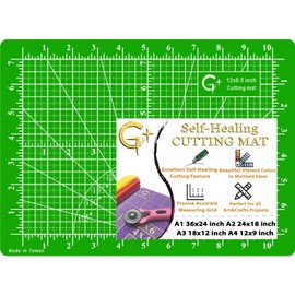 G+ Self Healing Cutting Mat Small 9 x 12" for Professional Modelers; Double-Sided Cutting Board for A Great Hobbyist Supplies Cutting mat